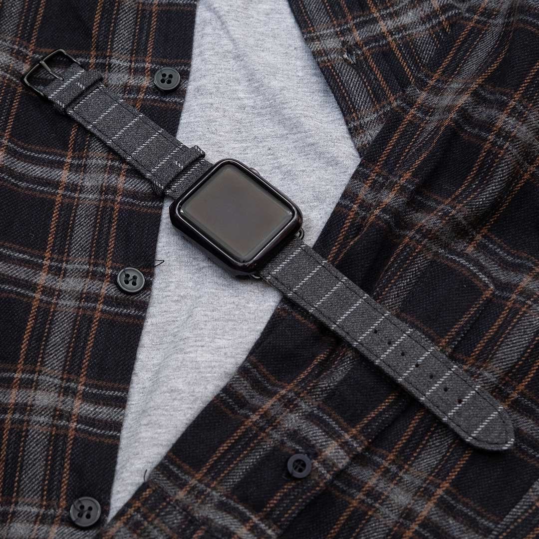 Apple Watch MID GREY NARROW CHALK STRIPE