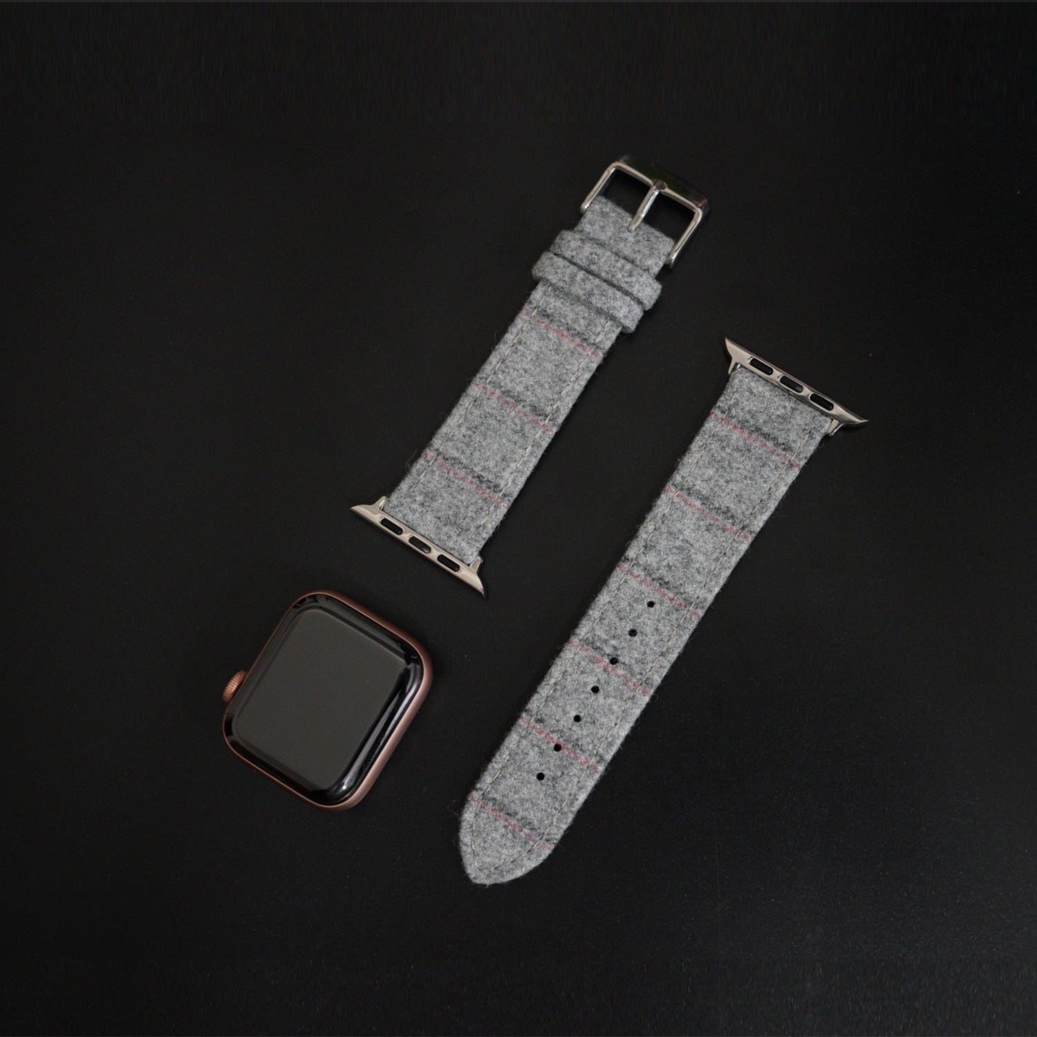 Apple Watch LIGHT GREY DOUBLE STRIPE
