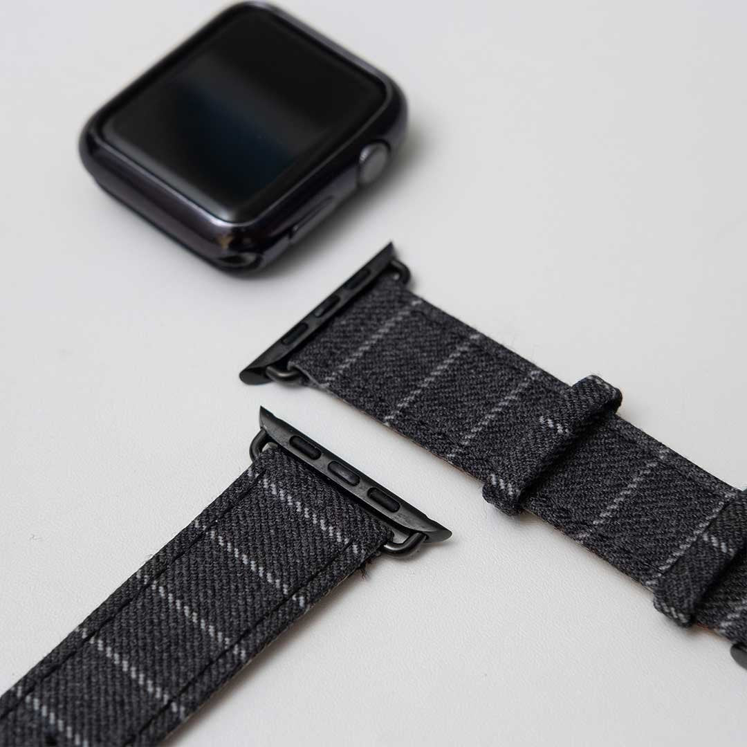 Apple Watch MID GREY NARROW CHALK STRIPE