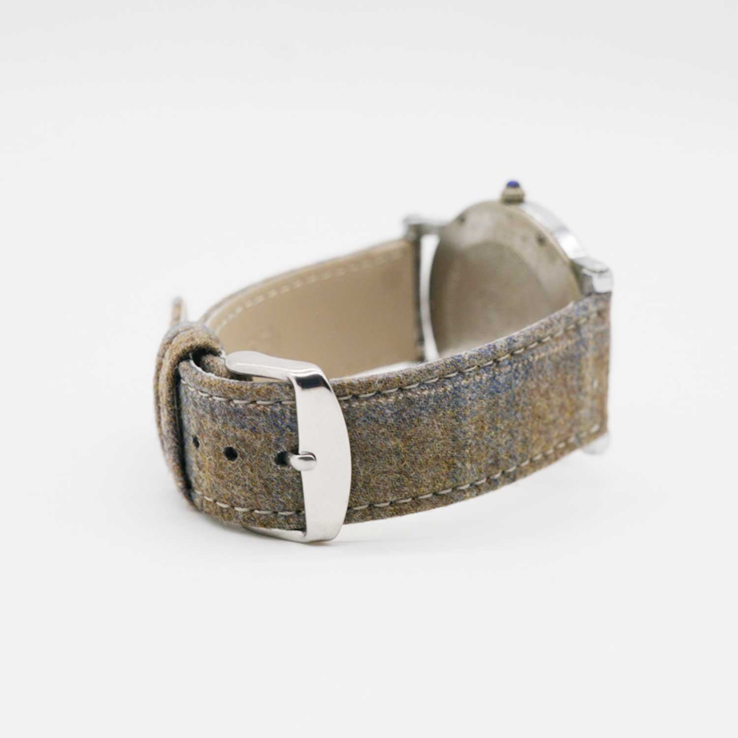 LIGHT BROWN w BLUE/TAN CHECK