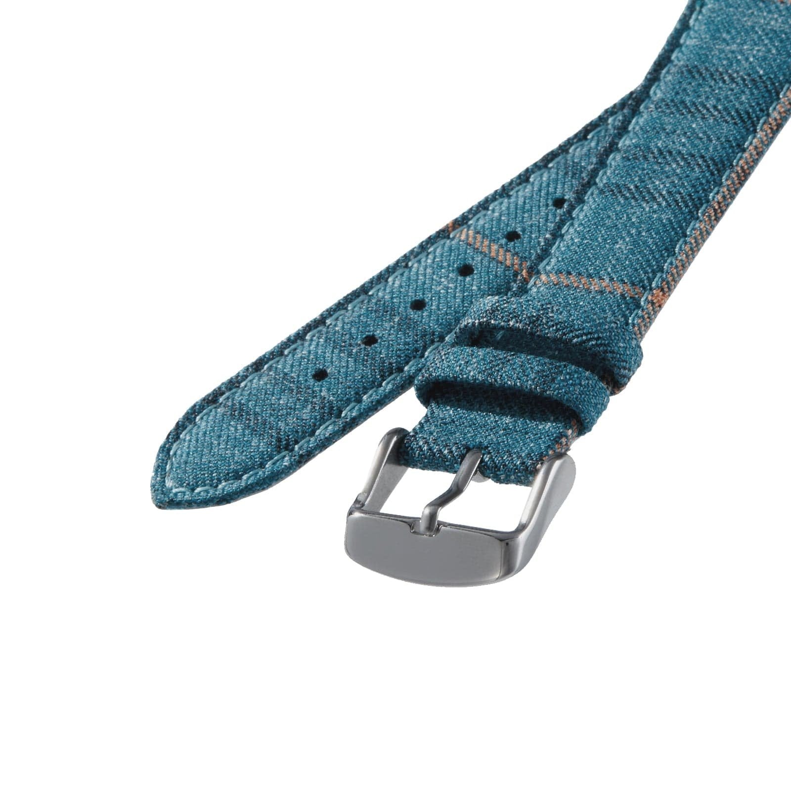 TEAL WINDOWPANE plaid WITH ORANGE deco