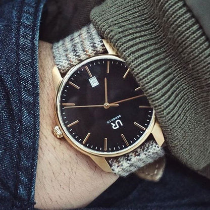 LIGHT BROWN GLENCHECK