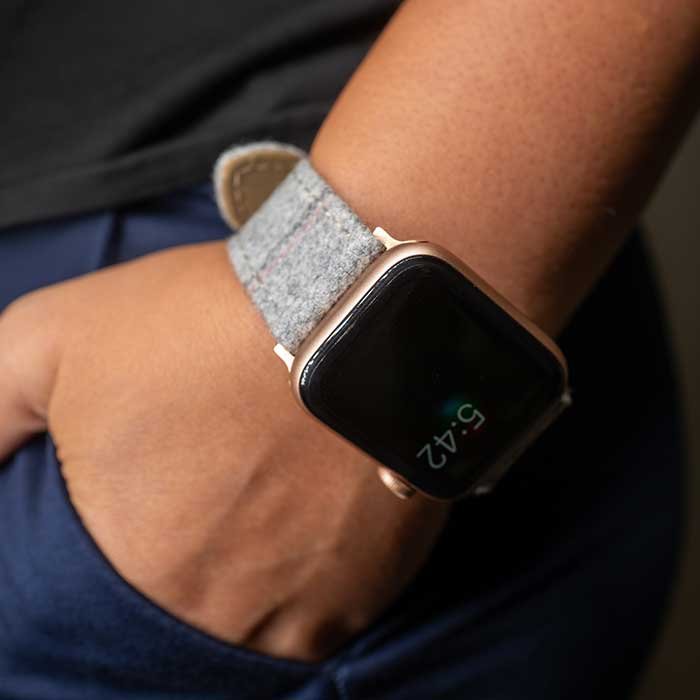 Apple Watch LIGHT GREY DOUBLE STRIPE