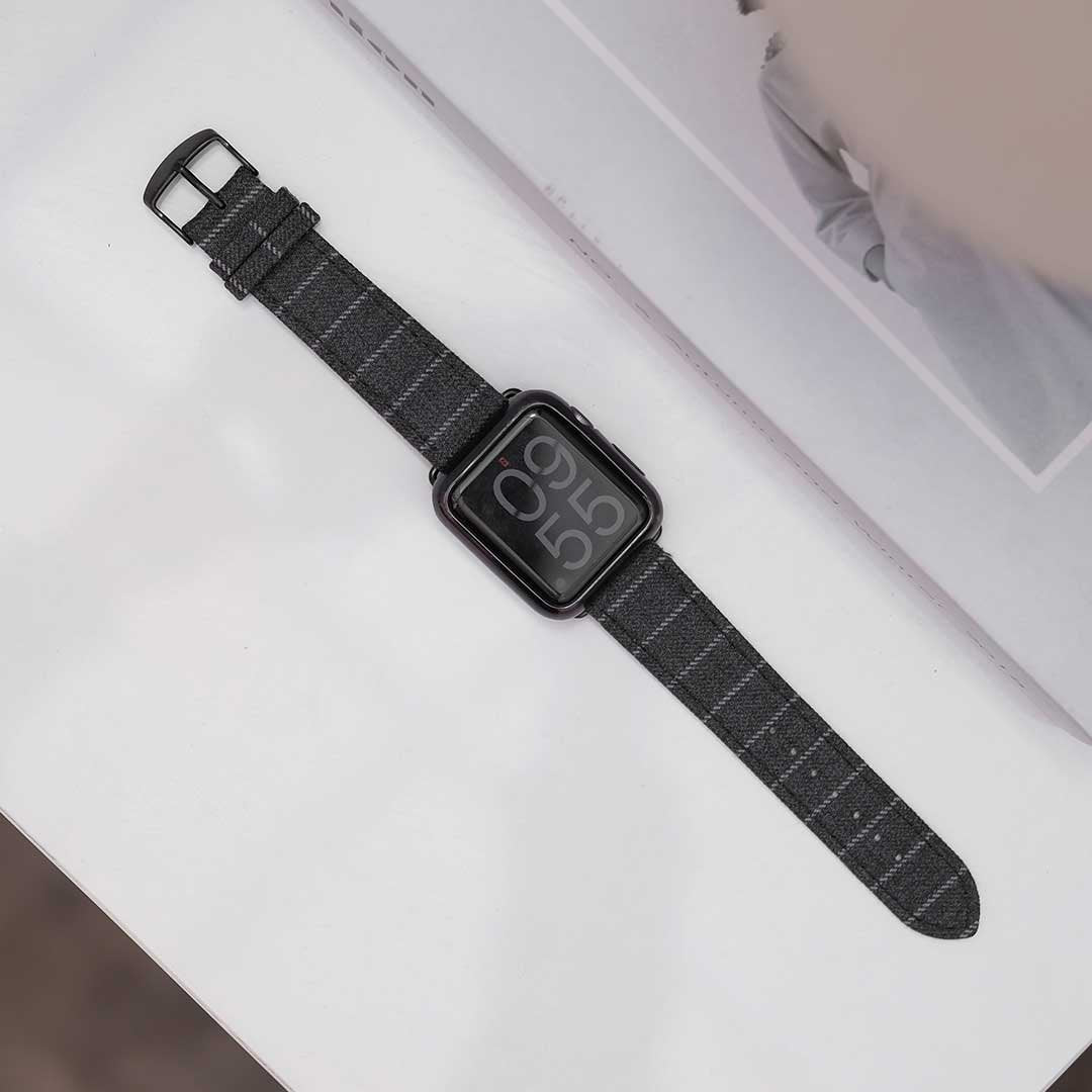 Apple Watch MID GREY NARROW CHALK STRIPE