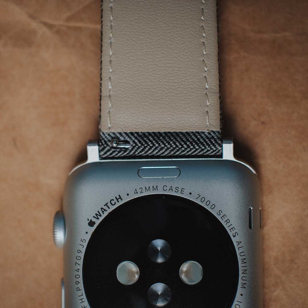Apple Watch LIGHT GREY HERRINGBONE