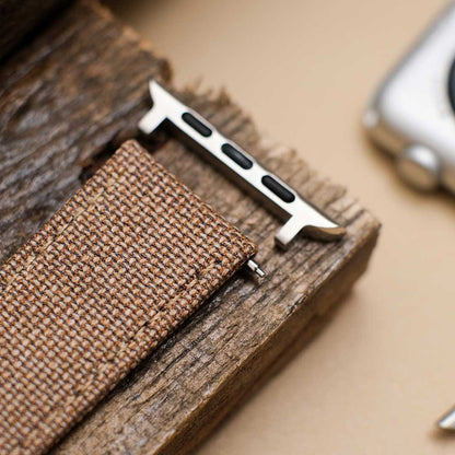 Apple Watch TAN solid weave effect