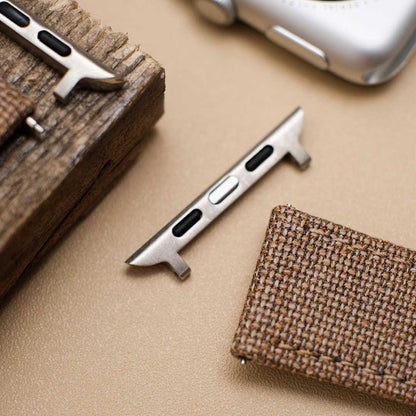 Apple Watch TAN solid weave effect