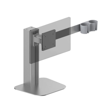 BY-MA401 — Tabletop stand with illustrative display — angled view